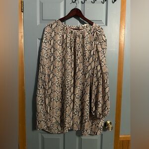 Snake Print Women's Top